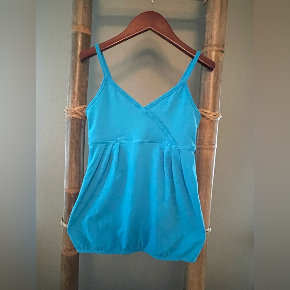 Ivivva Blue Fitted Pleated Camisole